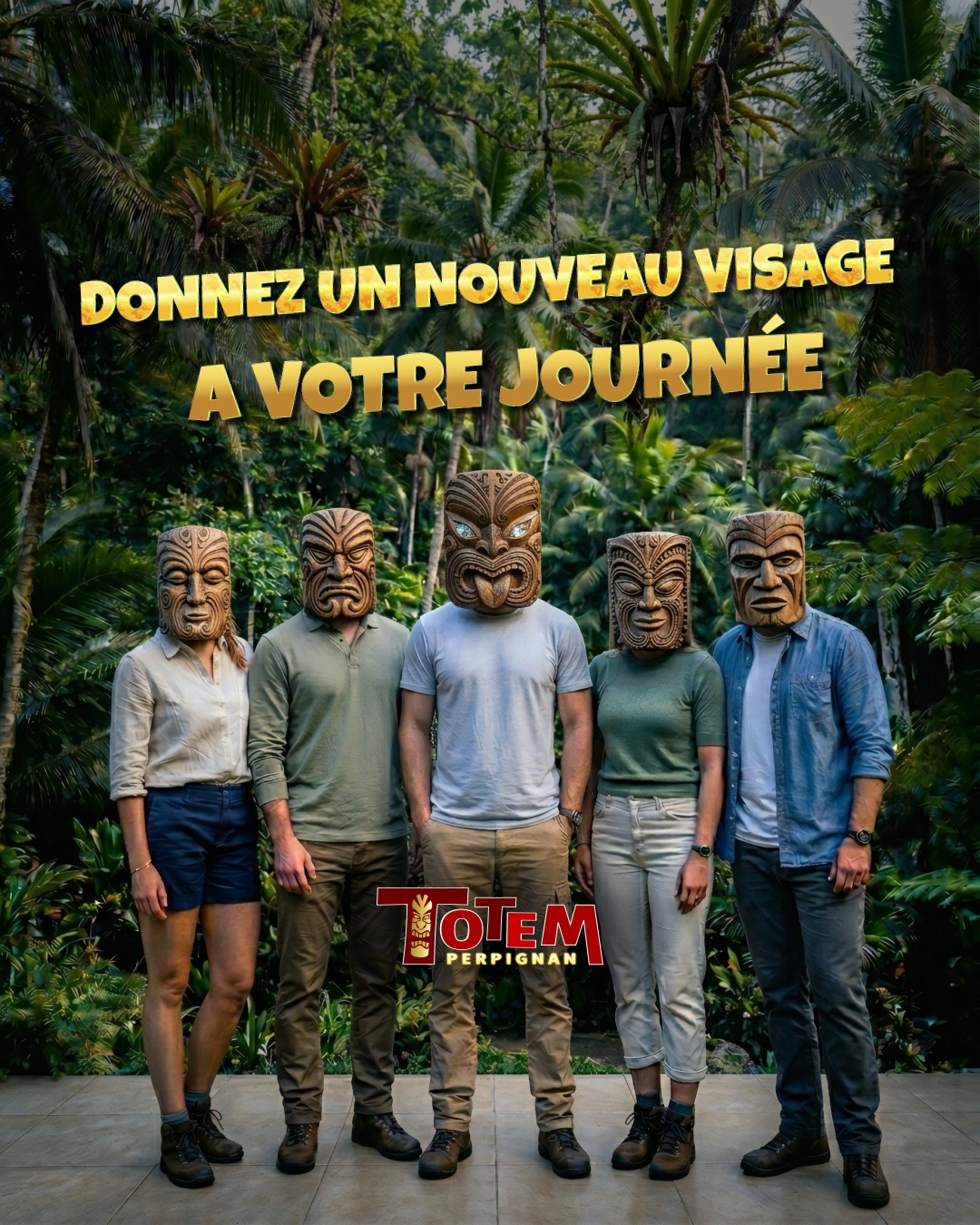 Donnez un nouveau visage à votre journée. 🥥🗿

On a décidé de troquer nos têtes contre un peu de magie polynésienne. Spoiler : ça fonctionne plutôt bien sur le moral (moins sur la vision périphérique).

#totem #tiki #perpignan #FunnyPost #GoodVibesOnly
